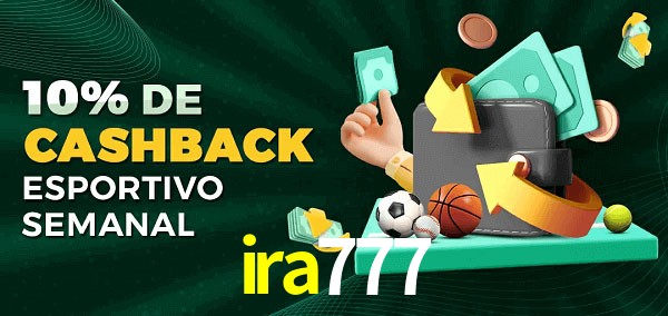 10% de bônus de cashback na ira777